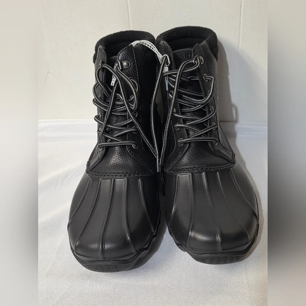 Sperry Avenue Duck Boots Mens Size 9.5 Duck-toe Waterproof Boots New